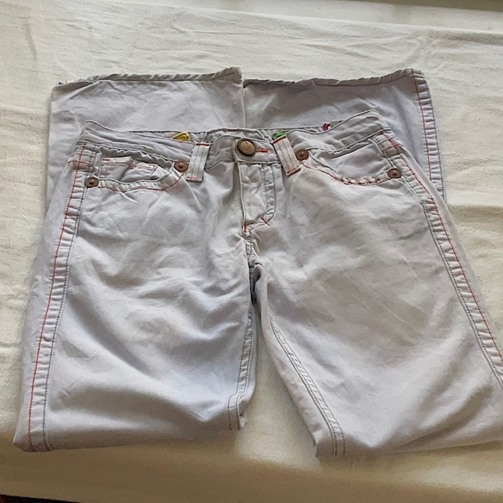 California Vintage Blue Jeans Size 30 Inseam 34” Slightly Distressed. - Picture 3 of 11
